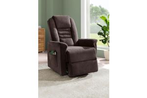 TV chair - TV armchair with motor and lift aid - brown