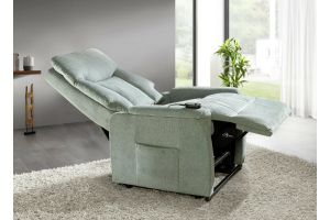 TV chair - TV armchair with motor and lift aid, mint
