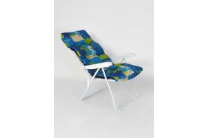 Уличная Мебель - High-back foldable chair with cushion