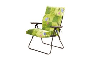Уличная Мебель - High-back foldable chair with cushion