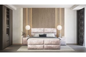 Boxspring bed 160x200 - Candela (With storage box)