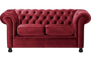 2-местный диван - Chesterfield bordeaux