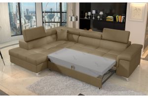 Corner sofa - Eridano (Pull-out bed with storage box)