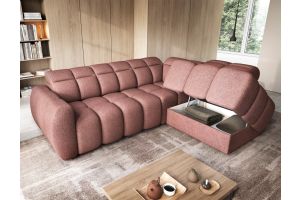 Corner sofa - Falconn (Pull-out bed with storage box)