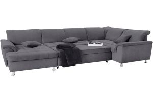 U shape sofa - Franzi (Pull-out bed with storage box)