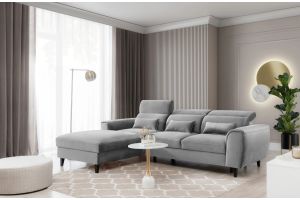 Corner sofa - Foble (Pull-out bed with storage box)