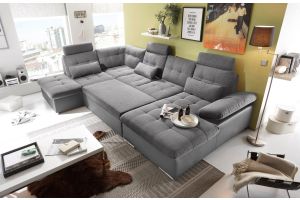 U shape sofa - Jakarta (Pull-out bed with storage box)