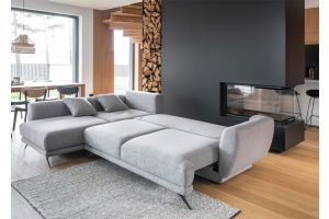 Corner sofa - Larde (Pull-out bed with storage box)