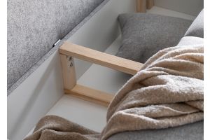 Corner sofa - Larde (Pull-out bed with storage box)