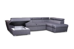 U shape sofa - London (Pull-out bed with storage box)