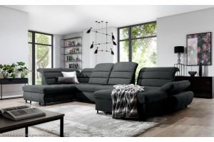 Wohnlandschaft - Roma (Pull-out bed with storage box)