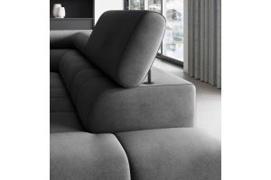 Corner sofa - Ferucce (Pull-out bed with storage box)