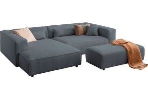 Corner sofa - Piara with footstool