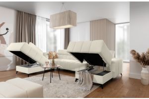 U shape sofa - Ragusso (Pull-out with storage box)