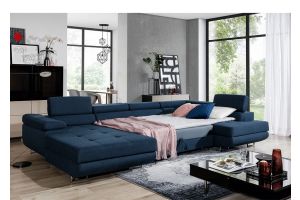 U shape sofa - Rodrigo (Pull-out bed with storage box)
