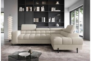 Corner sofa - Ferucce (Pull-out bed with storage box)