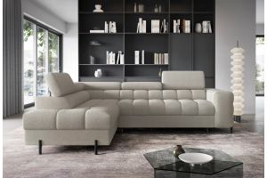 Corner sofa - Ferucce (Pull-out bed with storage box)