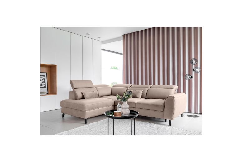 Corner sofa - Noble (Pull-out bed with storage box)