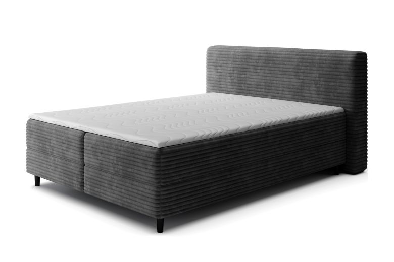 Boxspring bed 180x200 - Cortiko (Pull-out bed with storage box)