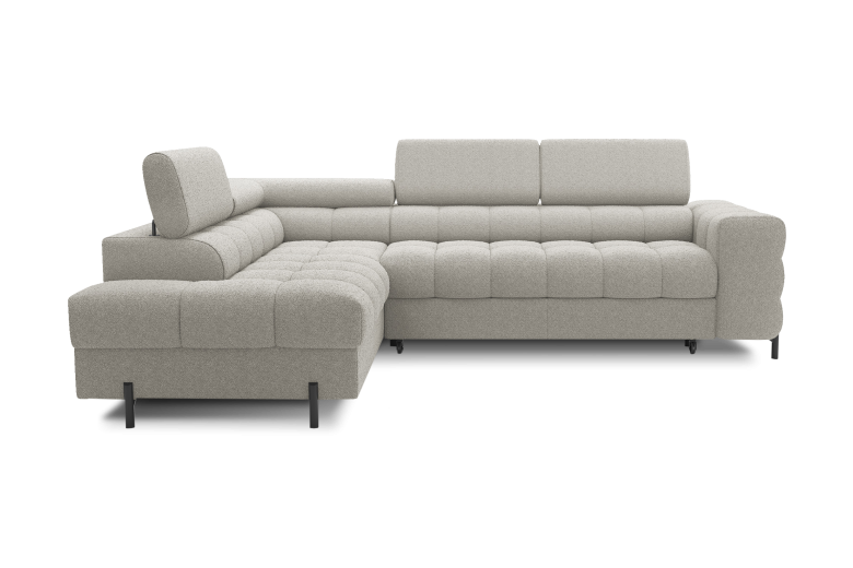 Corner sofa - Ferucce (Pull-out bed with storage box)
