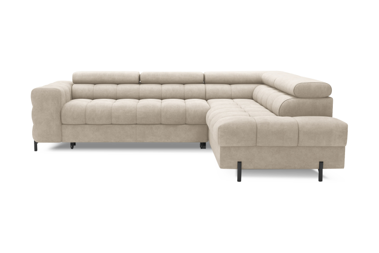 Corner sofa - Ferucce (Pull-out bed with storage box)