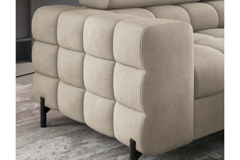 Corner sofa - Ferucce (Pull-out bed with storage box)