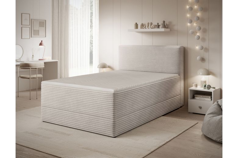 Boxspring bed - Alamito (Pull-out bed with storage box)