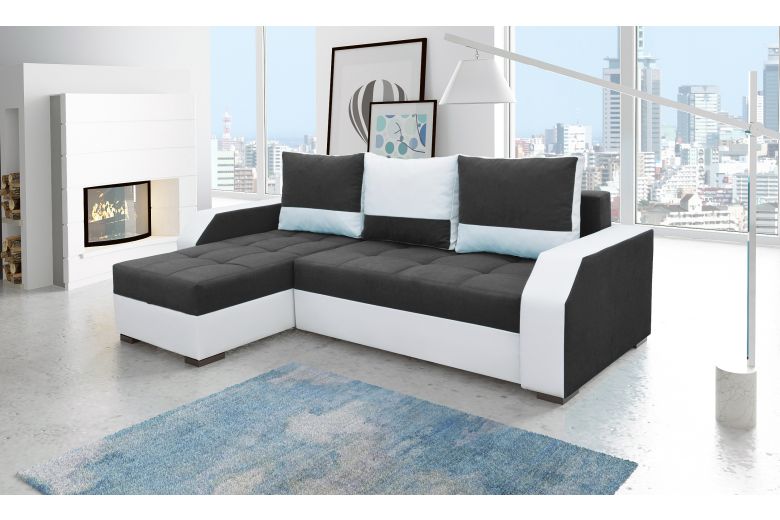 Corner sofa - Aris (Pull-out with storage box)