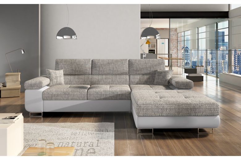 Corner sofa - Armando (Pull-out with storage box)