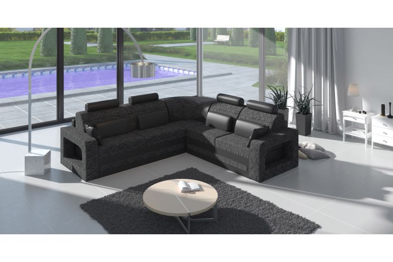 Corner sofa - Bergamo (Pull-out with storage box)