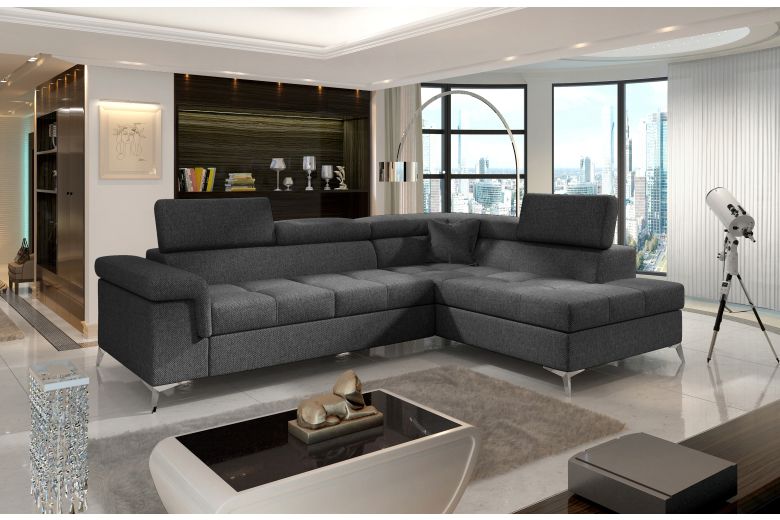 Corner sofa - Eridano (Pull-out bed with storage box)