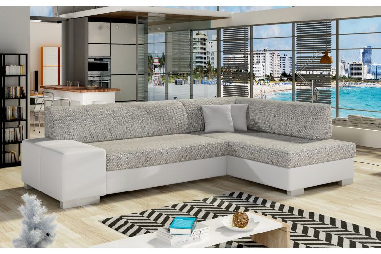 Corner sofa - Fabio-P (Pull-out with storage box)