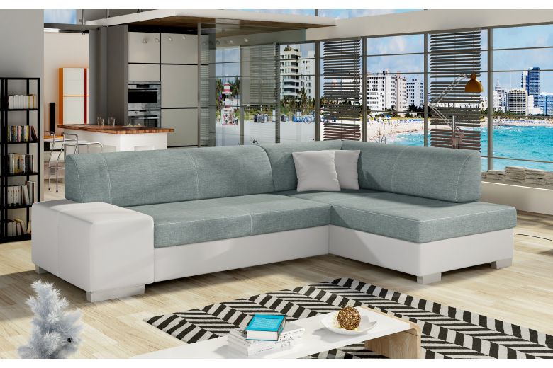 Corner sofa - Fabio-P (Pull-out with storage box)