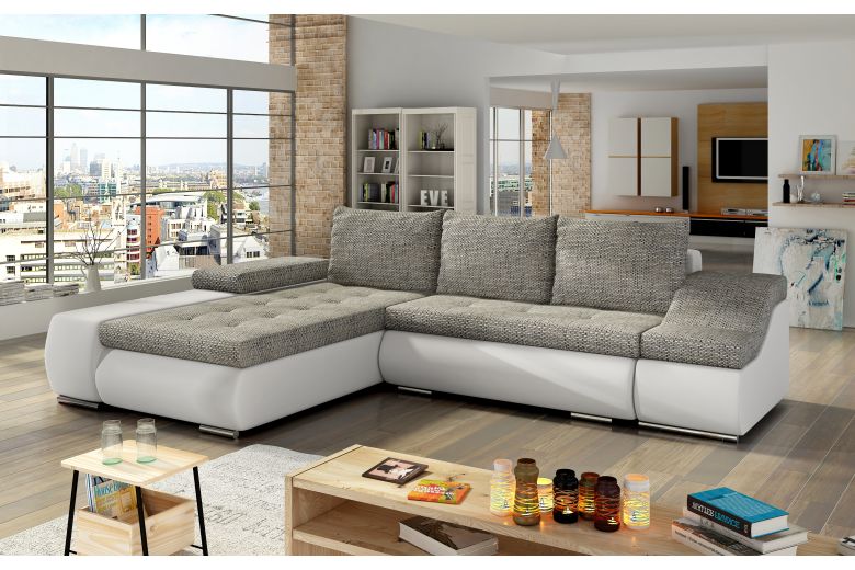 Corner sofa - Ontario (Pull-out with storage box)