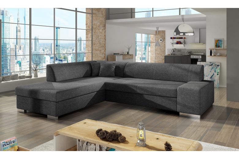 Corner sofa - Porto (Pull-out with storage box)