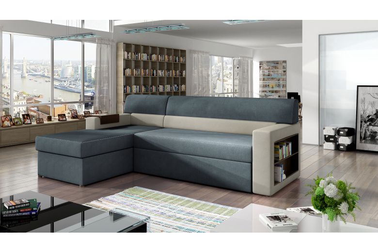 Corner sofa - Rico (Pull-out with storage box)