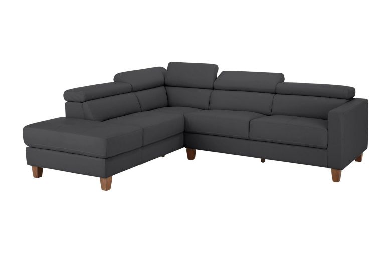 Leather corner sofa - Lopez
