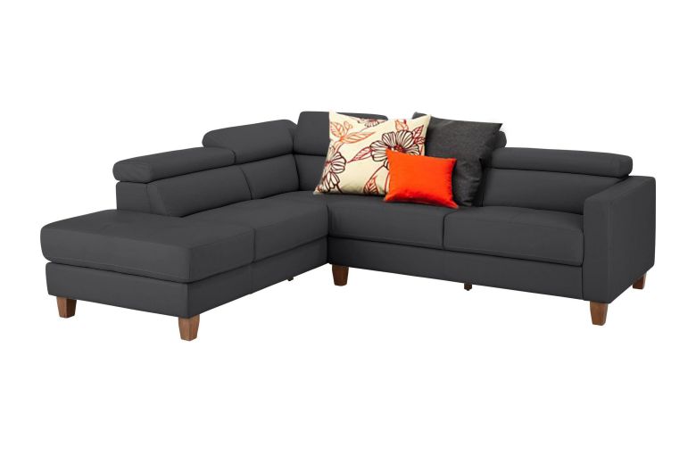 Leather corner sofa - Lopez
