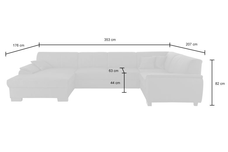U shape sofa - Loft Box