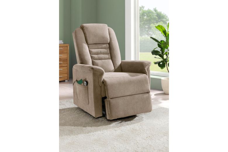 TV chair - TV armchair with motor and lift aid - beige