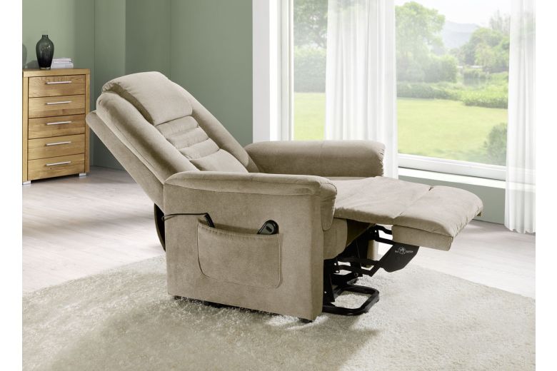 TV chair - TV armchair with motor and lift aid - beige