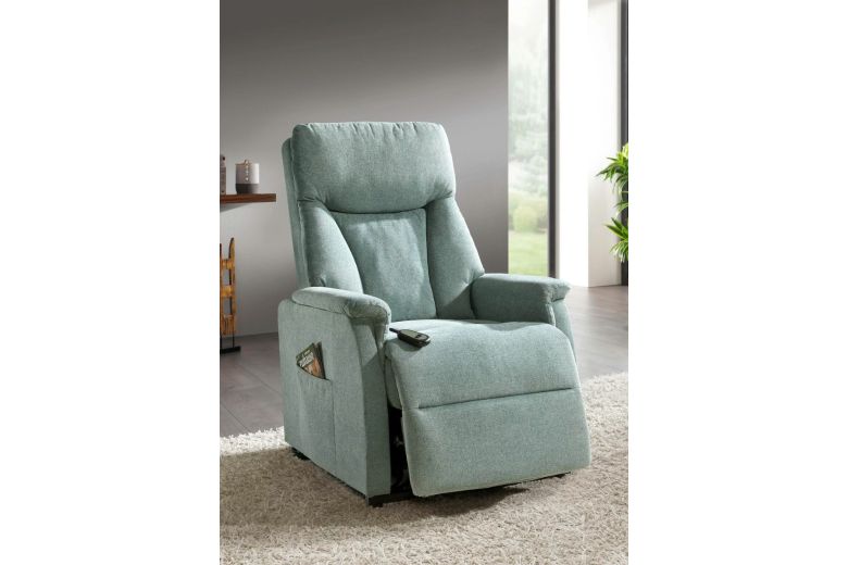 TV chair - TV armchair with motor and lift aid, mint