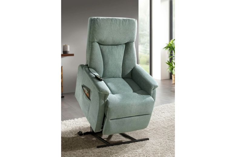 TV chair - TV armchair with motor and lift aid, mint