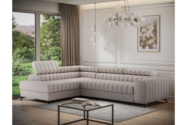 Corner sofa - Kanedo (Pull-out bed with storage box)