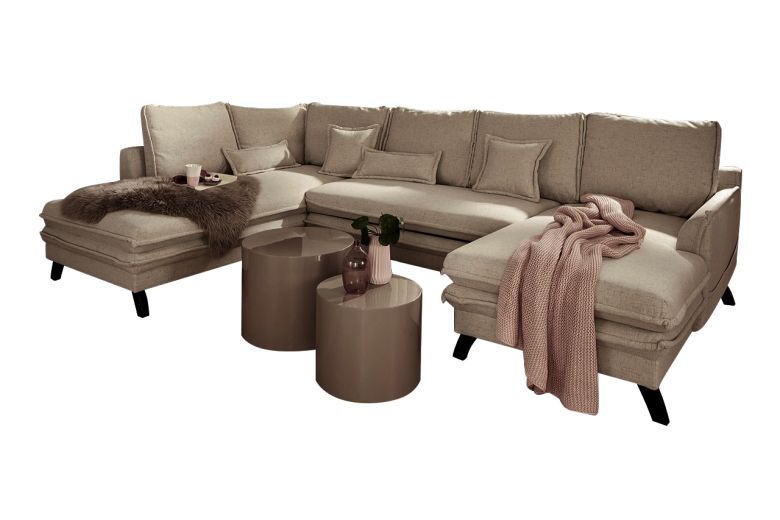 U shape sofa - Palmo (Pull-out with storage box)