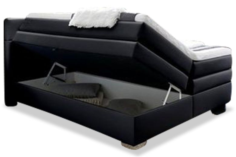Boxspring bed 180x200 - Airdrie (With storage box)