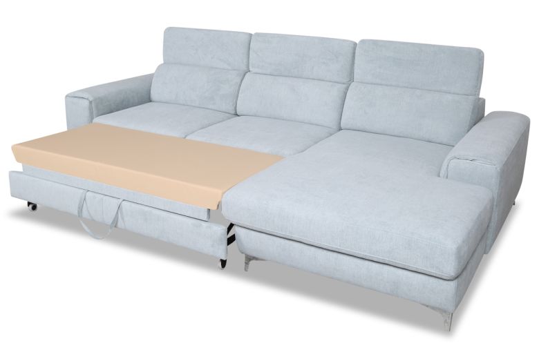 Угловой диван - Genova (Pаскладной с ящиком для белья)