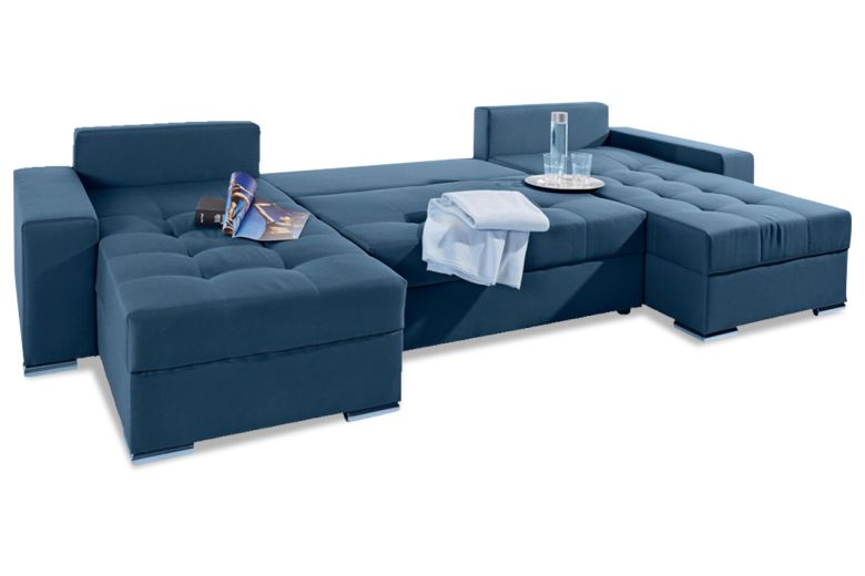 U shape sofa - Josy1 (Pull-out with storage box)
