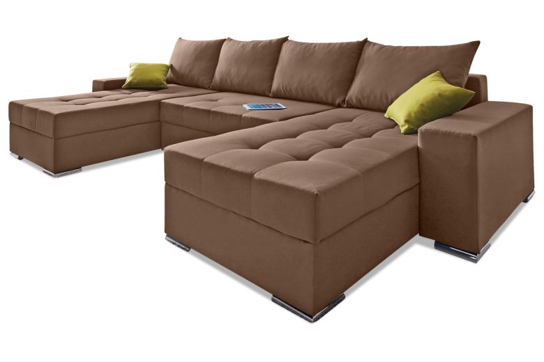 U shape sofa - Josy1 (Pull-out with storage box)