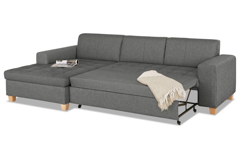 Corner sofa - Corby (Pull-out with storage box)